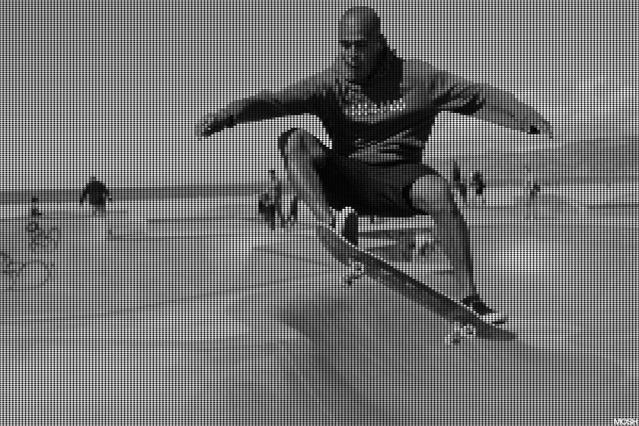 Skateboarder at skate park