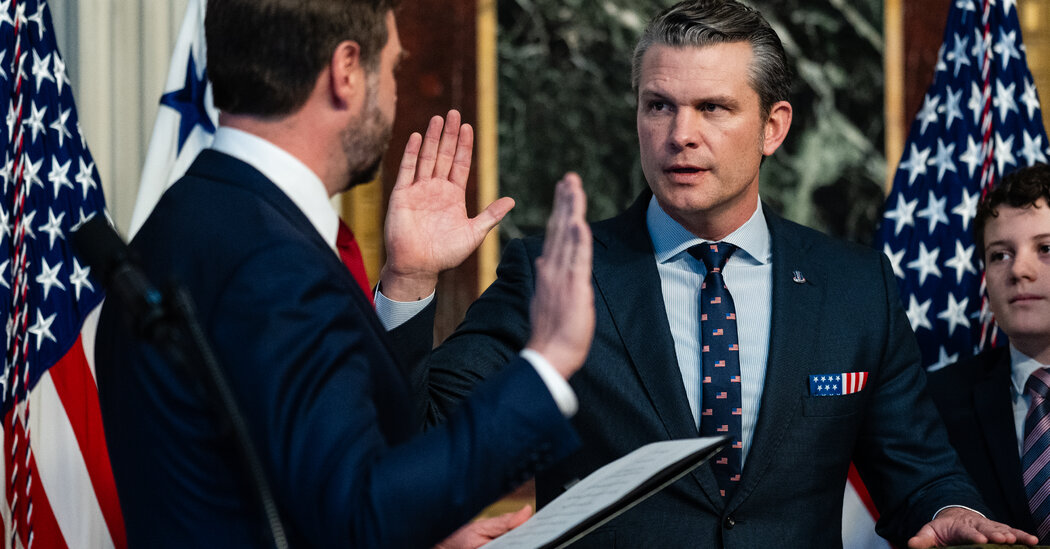 Pete Hegseth Targets D.E.I. in Early Directives at the Pentagon