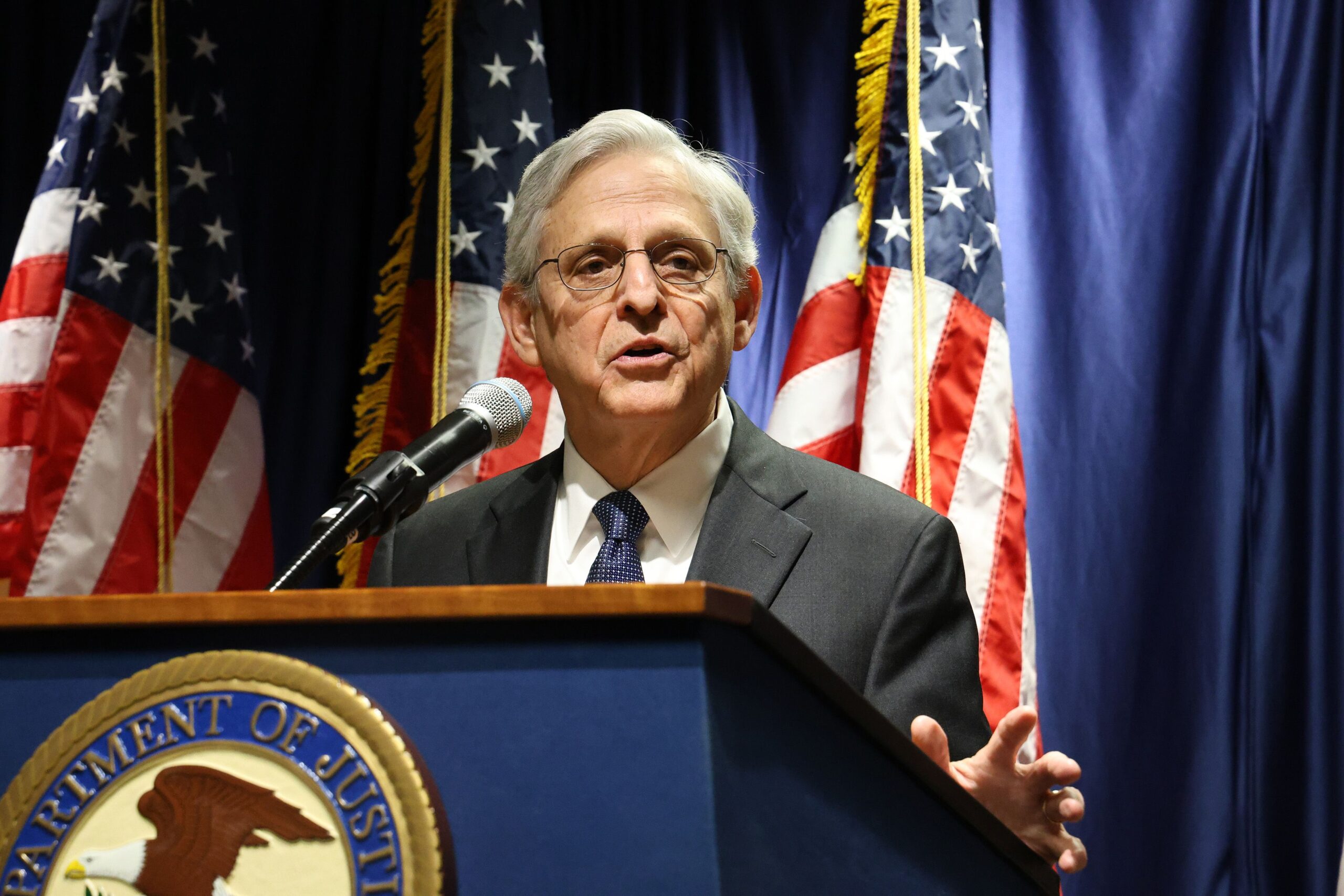 U.S. Attorney General Merrick Garland (Photo by Jefferson Siegel-Pool/Getty Images)