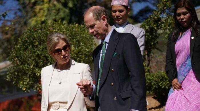 Duke, Duchess of Edinburgh share rare affection during meaningful visit