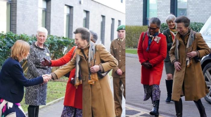 Princess Anne revisited Southmead hospital following recovery from head injury